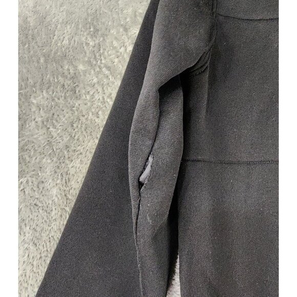 Volcom Jacket Mens Small Black Sherpa Lined Full Zip Hooded Long Sleeve Coat - Picture 11 of 12